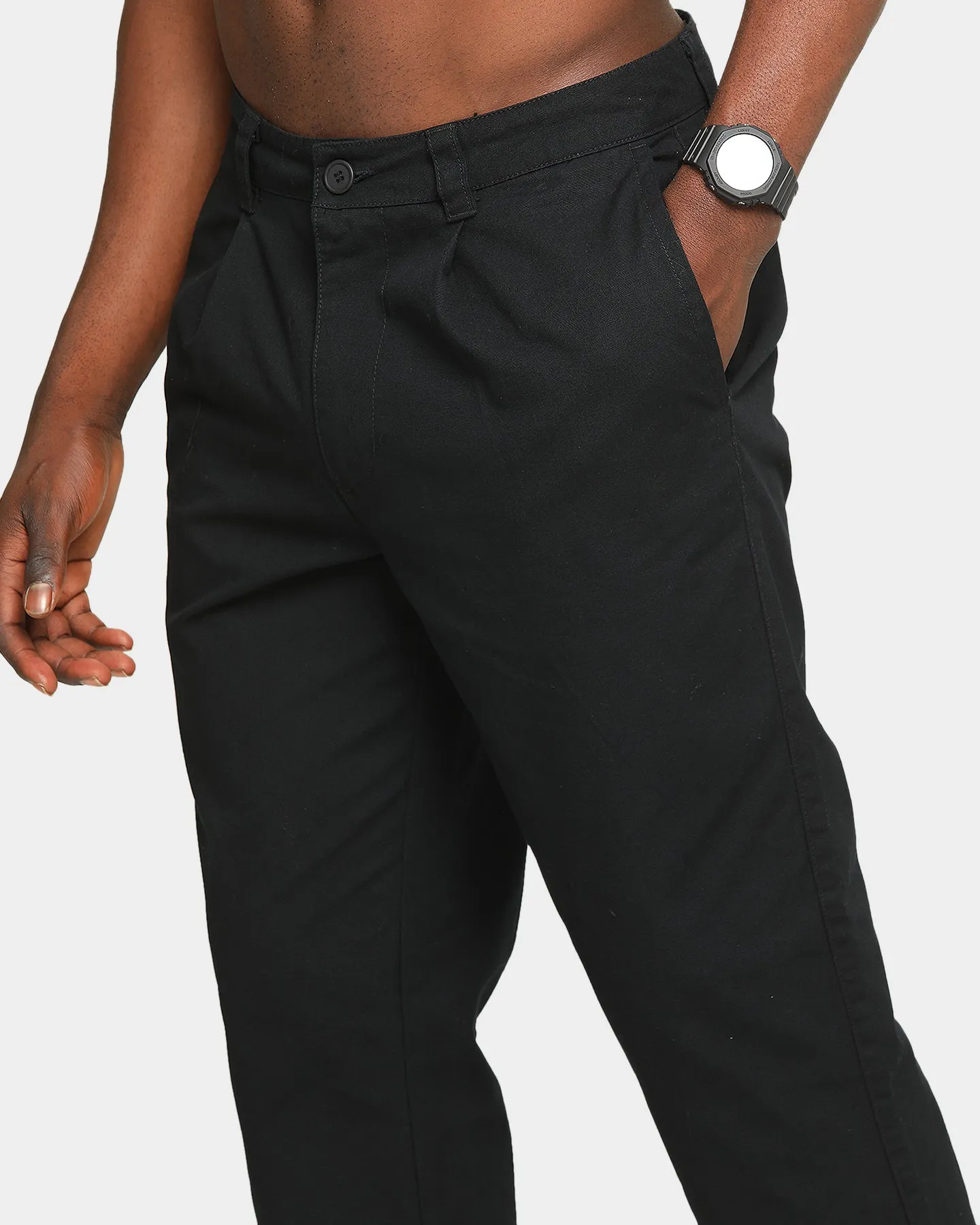 Stussy Pin Drill Pants Black