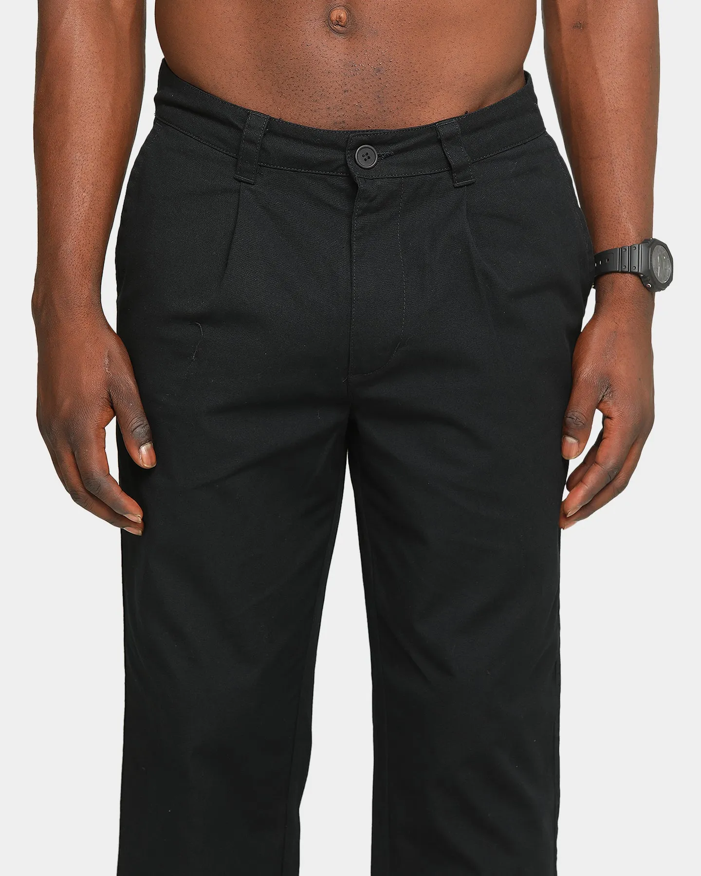 Stussy Pin Drill Pants Black