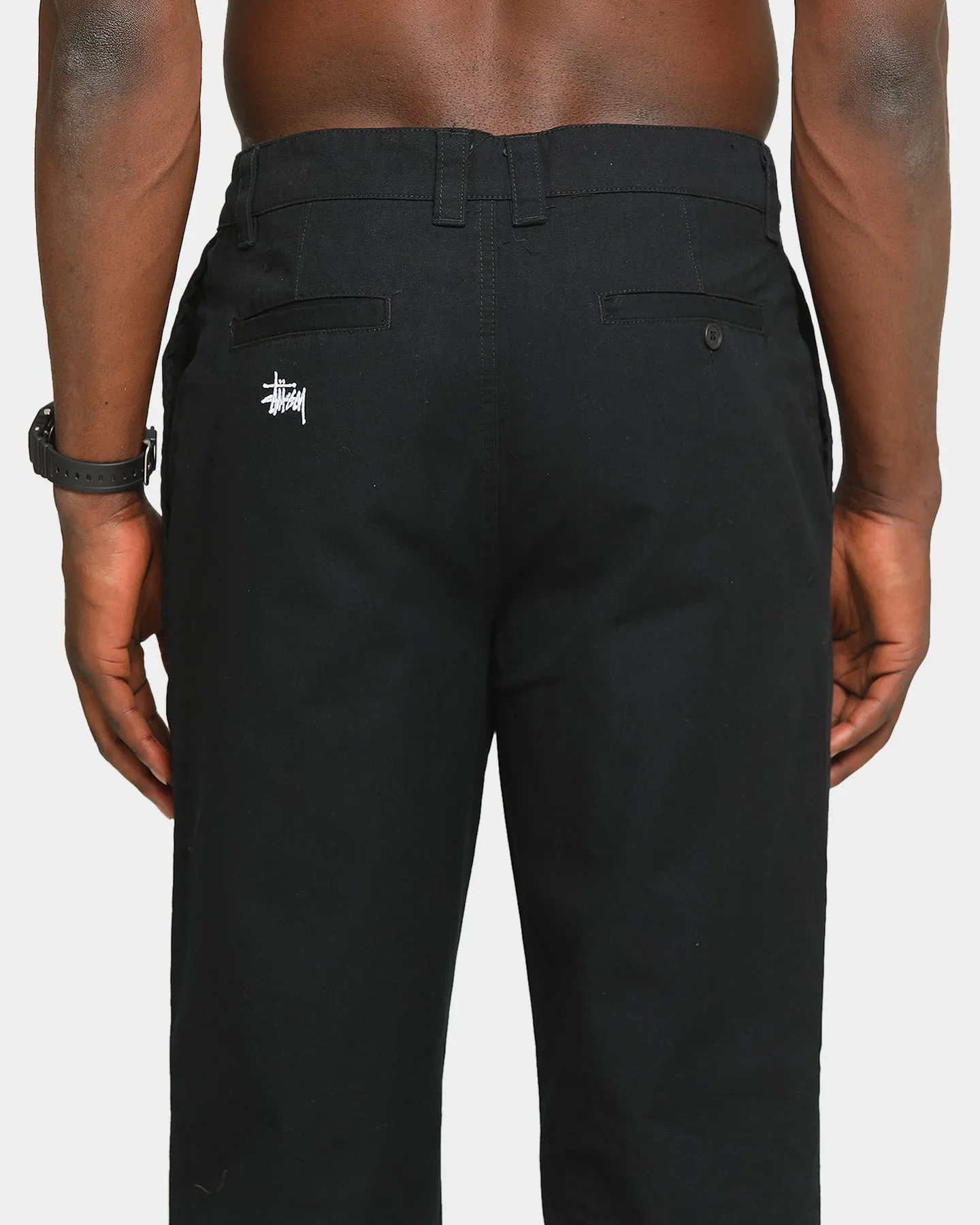 Stussy Pin Drill Pants Black