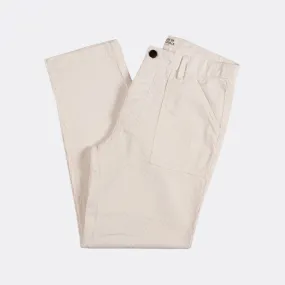 Velvet Fatigue Pants (Beige)