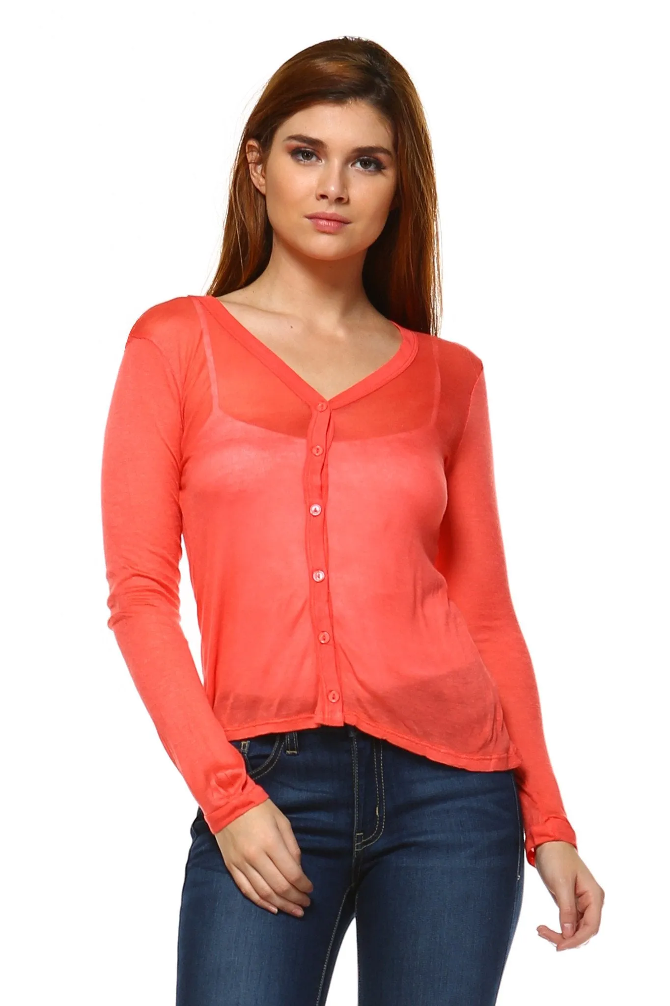 Women's Lightweight Sheer Cardigan