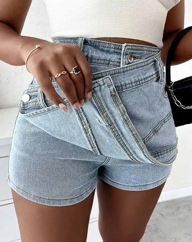 Y 2K Denim Casual  Mini Skirt