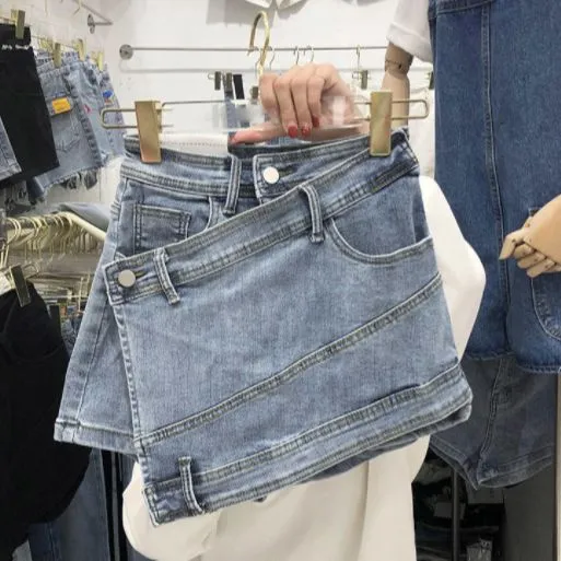 Y 2K Denim Casual  Mini Skirt